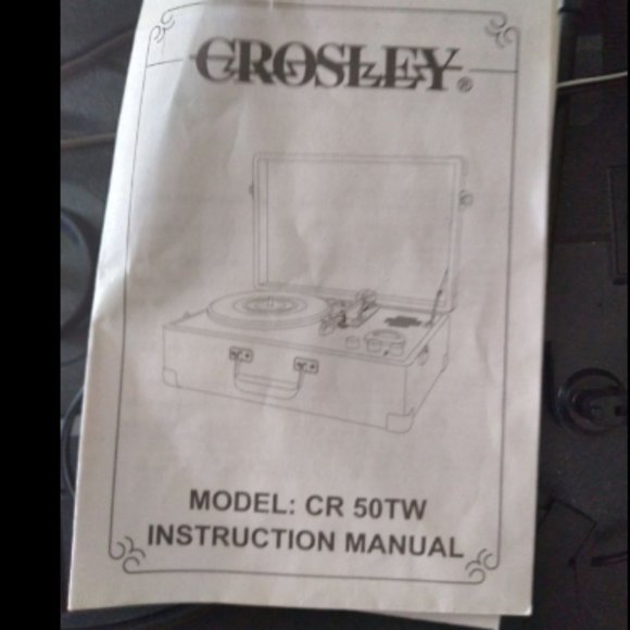 Rare Vtg Crosley CR-50TW Portable Record - Picture 4 of 4